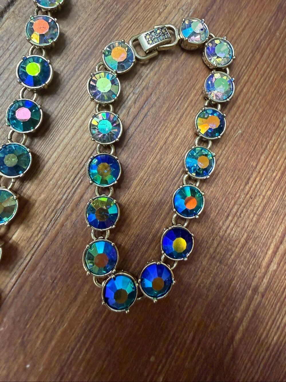 Heidi Daus Crystal necklace and bracelet set